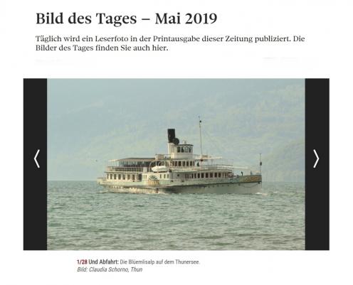 Bild des Tages Berner Zeitung Mai 2019