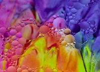 Wasserttropfen Splash Öl Experimente Seifenblasen