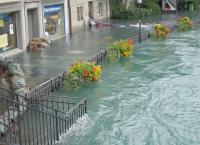 Hochwasser am Thunersee